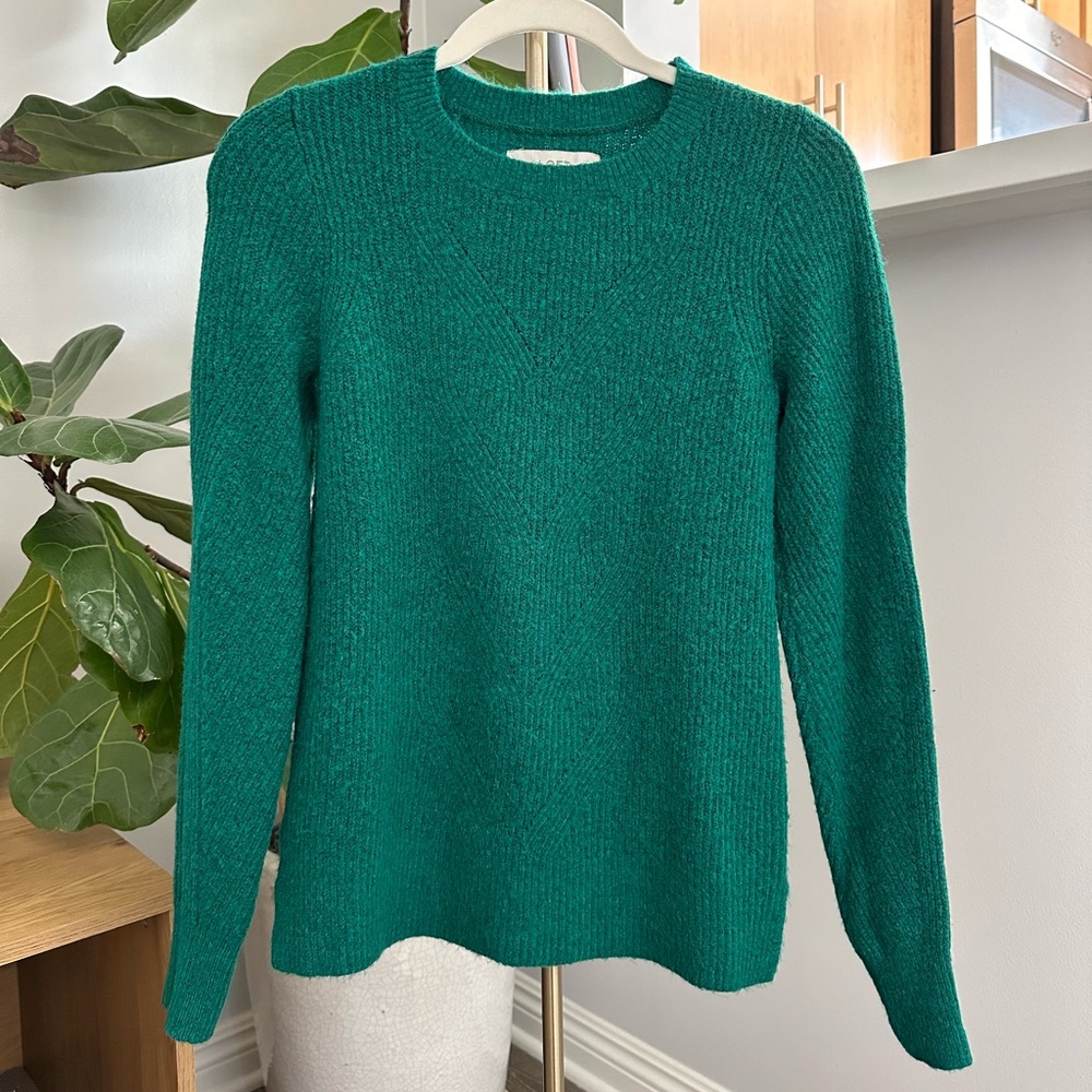 LOFT Green Sweater